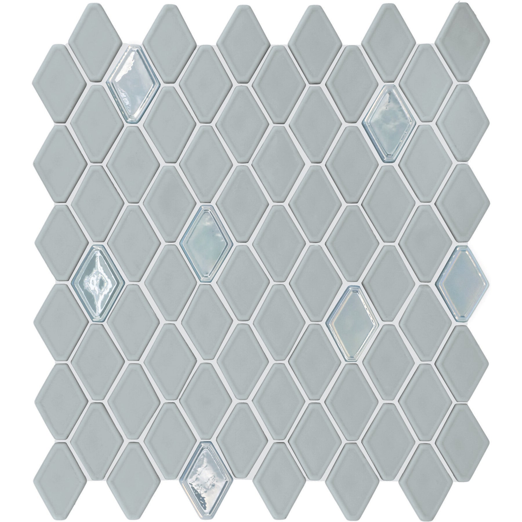 Daltile - Starcastle Glass Elongated Hexagon Mosaic - Wonderstar
