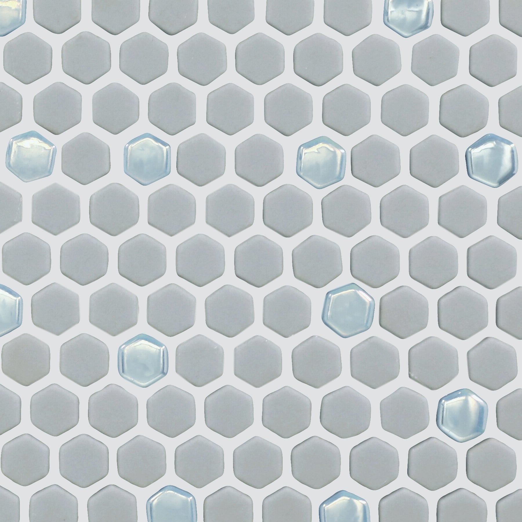 Daltile - Starcastle Glass Mini Hexagon Mosaic - Wonderstar