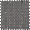See Daltile - Starcastle Glass Mini Hexagon Mosaic - Stardust