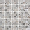See Daltile Uptown Glass 1 in. x 1 in. Glass Wall Mosaic - Metro Cream