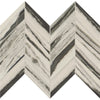 See Daltile - Vertuo 2 in. x 5 in. Colorbody Porcelain Chevron Tile - Stria Bravura