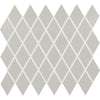 See Daltile - Color Wheel Retro - 2 in. x 3 in. Glazed Ceramic Harlequin Mosaic - Desert Gray