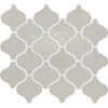 See Daltile - Color Wheel Retro - 3 in. x 3 in. Glazed Ceramic Arabesque Mosaic - Desert Gray