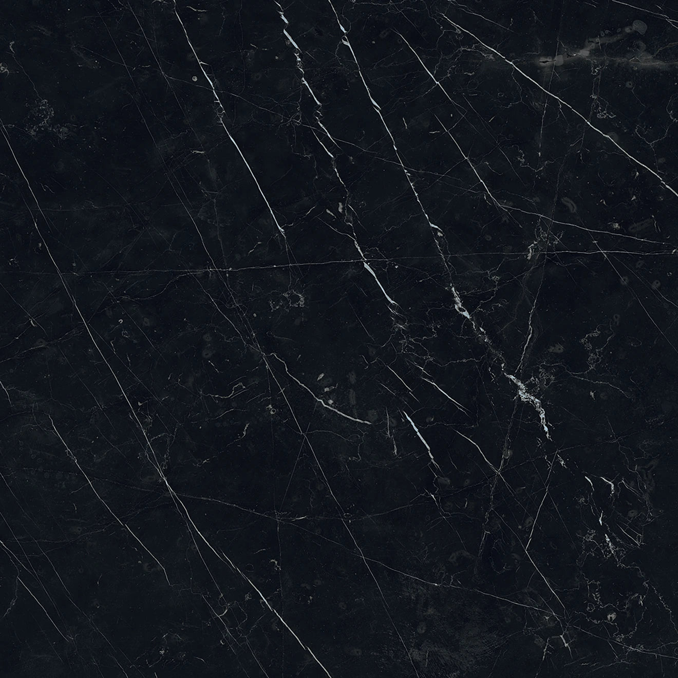Bedrosians - Magnifica The Thirties - 30" x 30" Glazed Porcelain Tile - Nero Marquina Honed