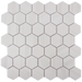 Tesoro - Native Series - Matte Glass Mosaic - Dolomite 2" Hex