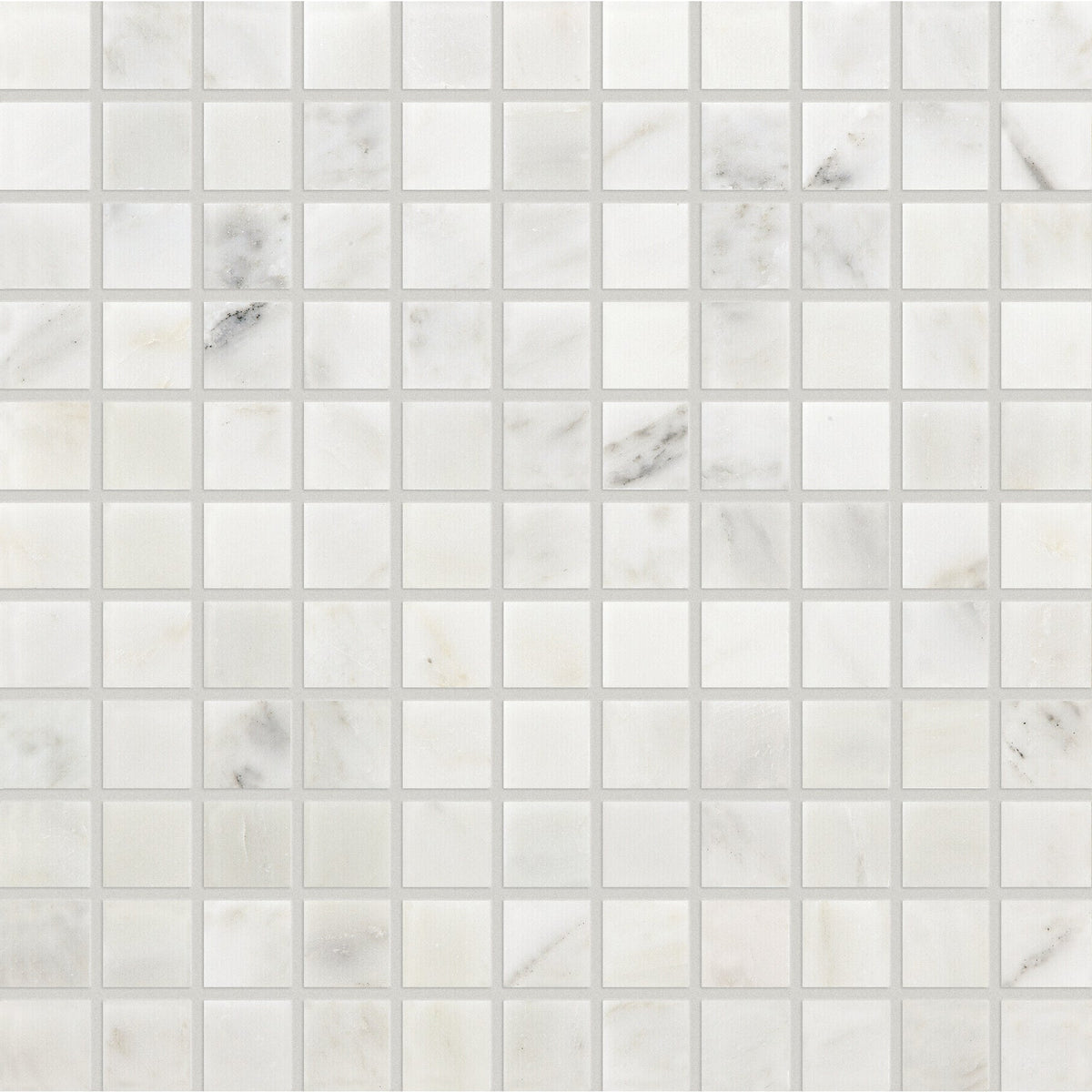 Daltile - First Snow Elegance 1 in. x 1 in. Mosaic - Honed