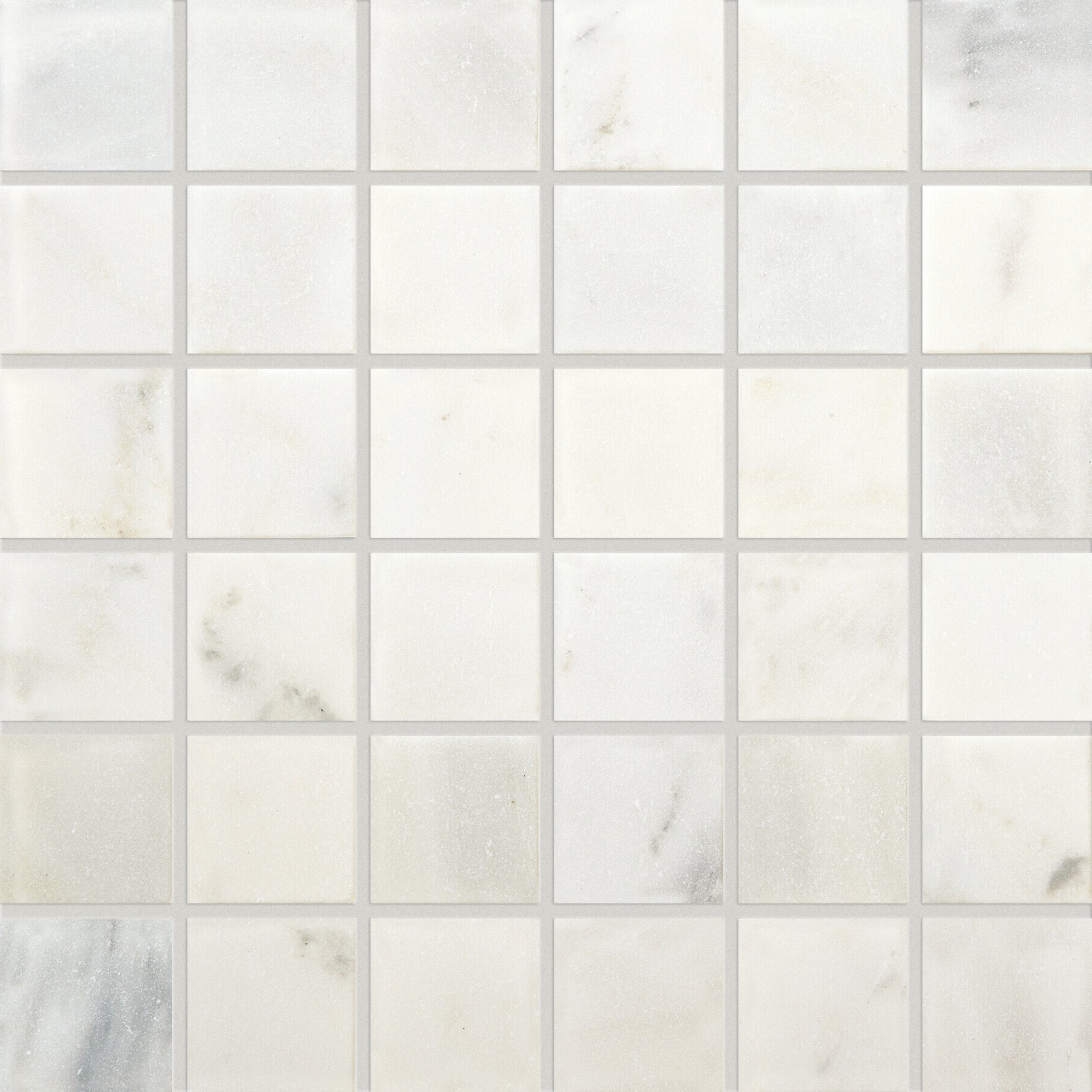 Daltile - First Snow Elegance 2 in. x 2 in. Mosaic - Tumbled