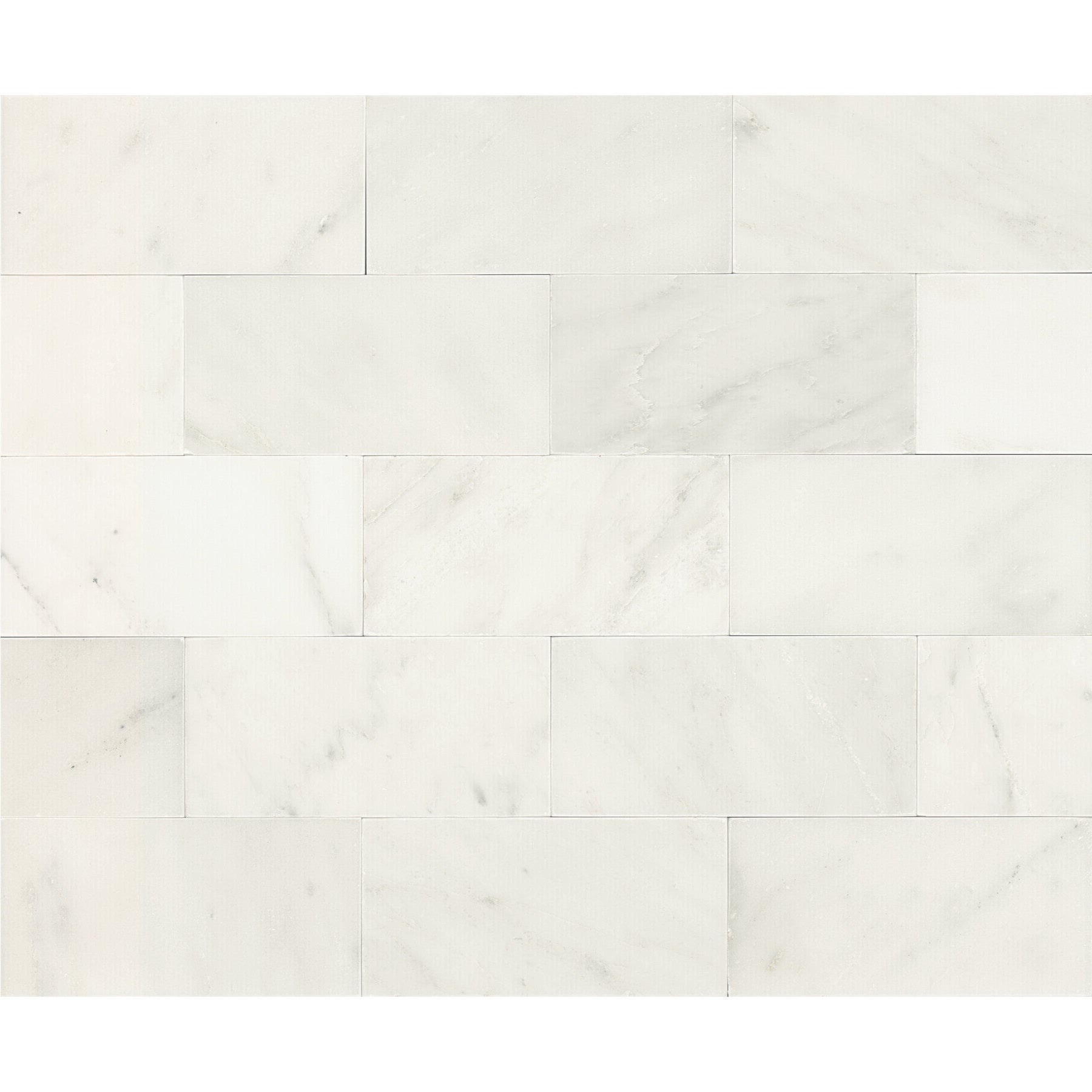 Daltile - First Snow Elegance 3 in. x 6 in. Natural Stone Tile - Honed