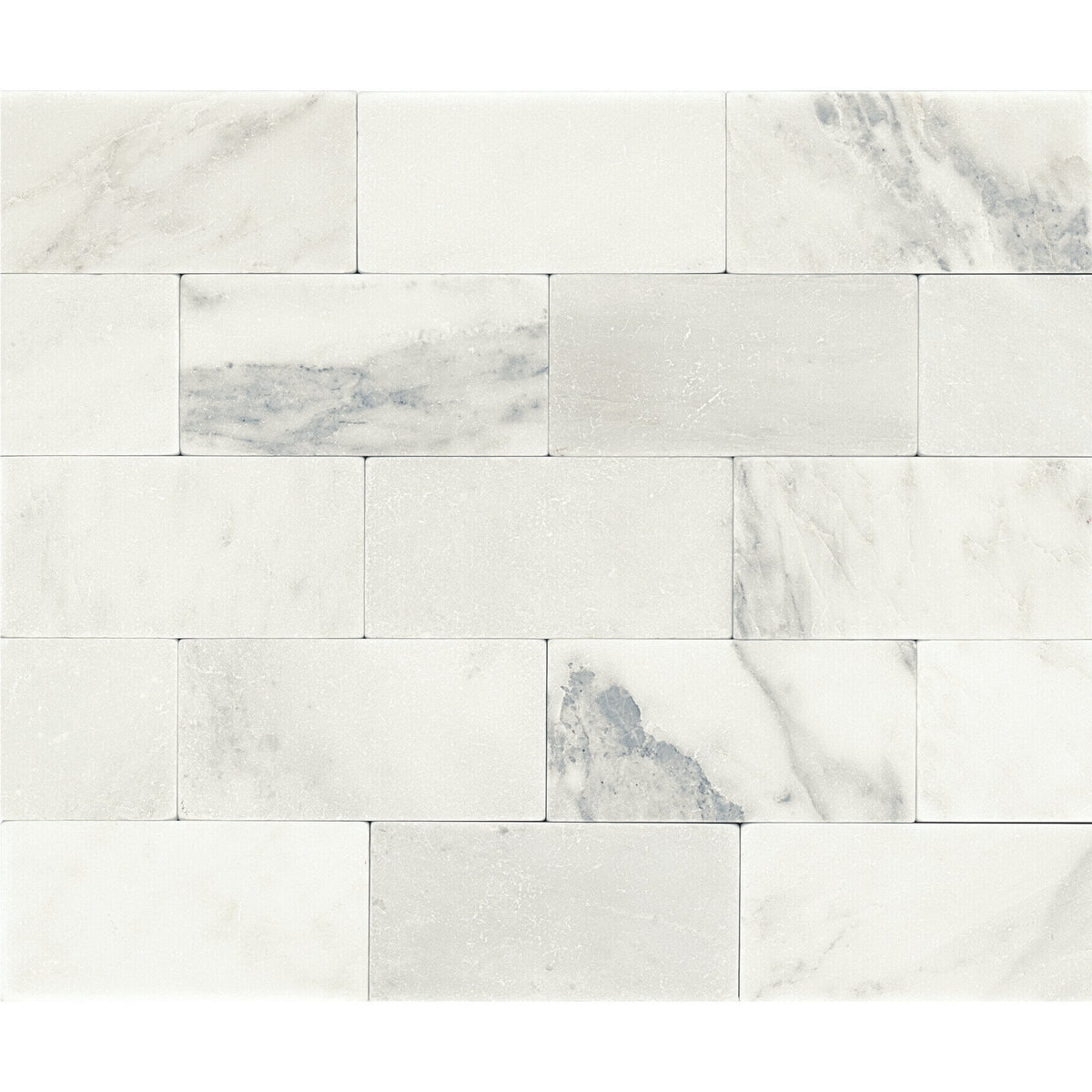 Daltile - First Snow Elegance 3 in. x 6 in. Natural Stone Tile - Polished