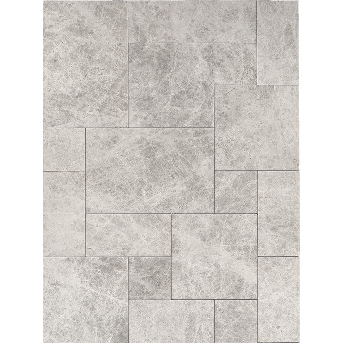 DW Tile & Stone - Silver Shadow 12" x 12" Marble Tile - Polished