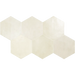Arizona Tile - Spark Series - 6" x 7" Ceramic Hex Tile - Ivory