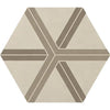 See Daltile - Bee Hive 24 in. x 20 in. Porcelain Tile - Warm Plot