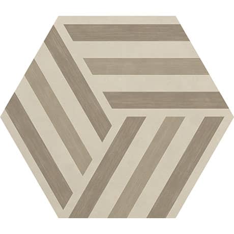 Daltile - Bee Hive 24 in. x 20 in. Porcelain Tile - Warm Run-Up