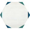 See Daltile - Bee Hive Medley 8.5 in. x 10 in. Deco Porcelain Tile - Sun Green Blue