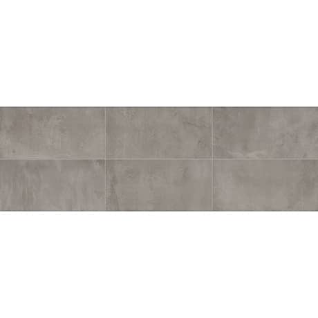 Daltile Chord 12 in. x 24 in. Porcelain Floor Tile - Forte Grey