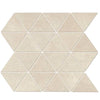 See Daltile Chord 3 in. Triangle Porcelain Mosaic - Sonata White