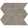 See Daltile Chord 3 in. Triangle Porcelain Mosaic - Forte Grey