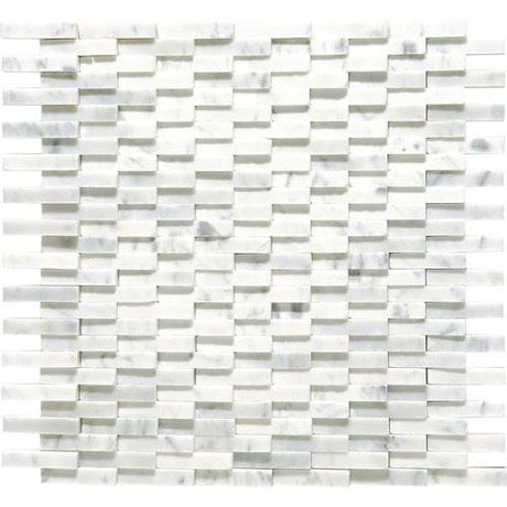 Daltile - Carrara White Cladding Mosaic - Polished