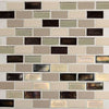 See Daltile Coastal Keystones 2 in. x 1 in. Brick Joint Mosaic Tile - Sunset Cove