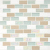 See Daltile Coastal Keystones 2 in. x 1 in. Brick Joint Mosaic Tile - Trade Wind