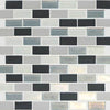 See Daltile Coastal Keystones 2 in. x 1 in. Brick Joint Mosaic Tile - Tropical Thunder