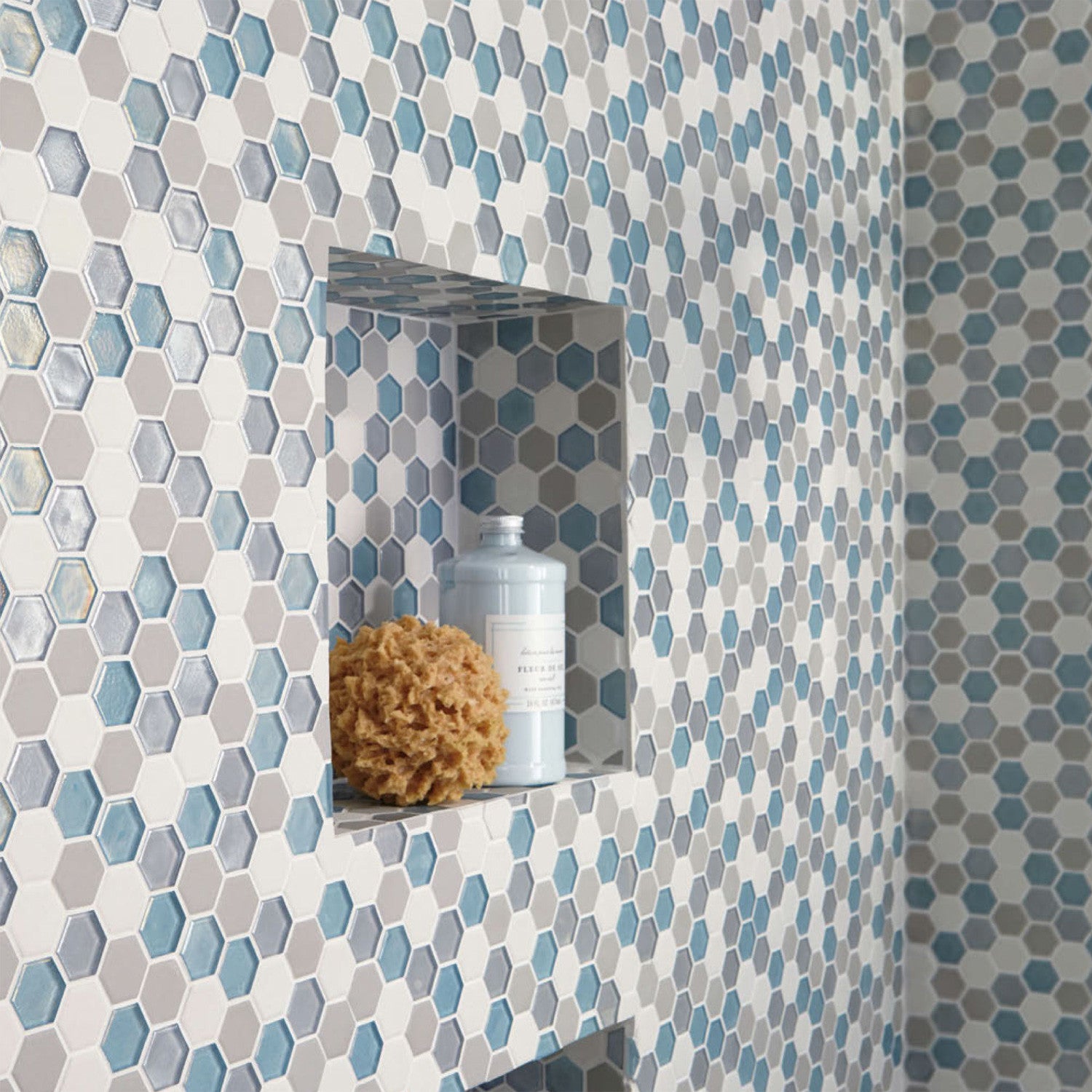 Daltile Coastal Keystones Mosaic Sunset Cove Blend