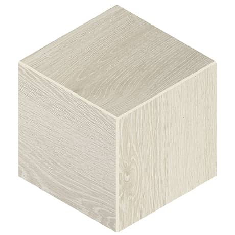 Daltile - Emerson Wood 3D Cube Mosaic - Ash White