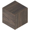 See Daltile - Emerson Wood 3D Cube Mosaic - Brazilian Walnut