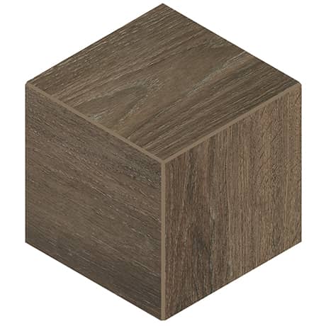Daltile - Emerson Wood 3D Cube Mosaic - Hickory Pecan