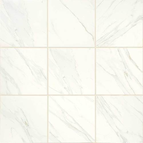 Daltile Florentine 24 in. x 24 in. Glazed Porcelain Floor Tile - Carrara