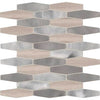 See Daltile Infinite Mirage 1 in. x 4 in. Hexagon Mosaic - Endless Reverie