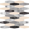 See Daltile Infinite Mirage 1 in. x 4 in. Hexagon Mosaic - Timeless Illusion
