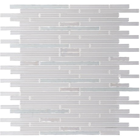 Daltile - Opulence Frosted Gloss Iridescent Mosaic - Diamond OP01