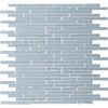 See Daltile - Opulence Frosted Gloss Iridescent Mosaic - Aquamarine