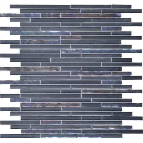 Daltile - Opulence Frosted Gloss Iridescent Mosaic - Indigo OP03