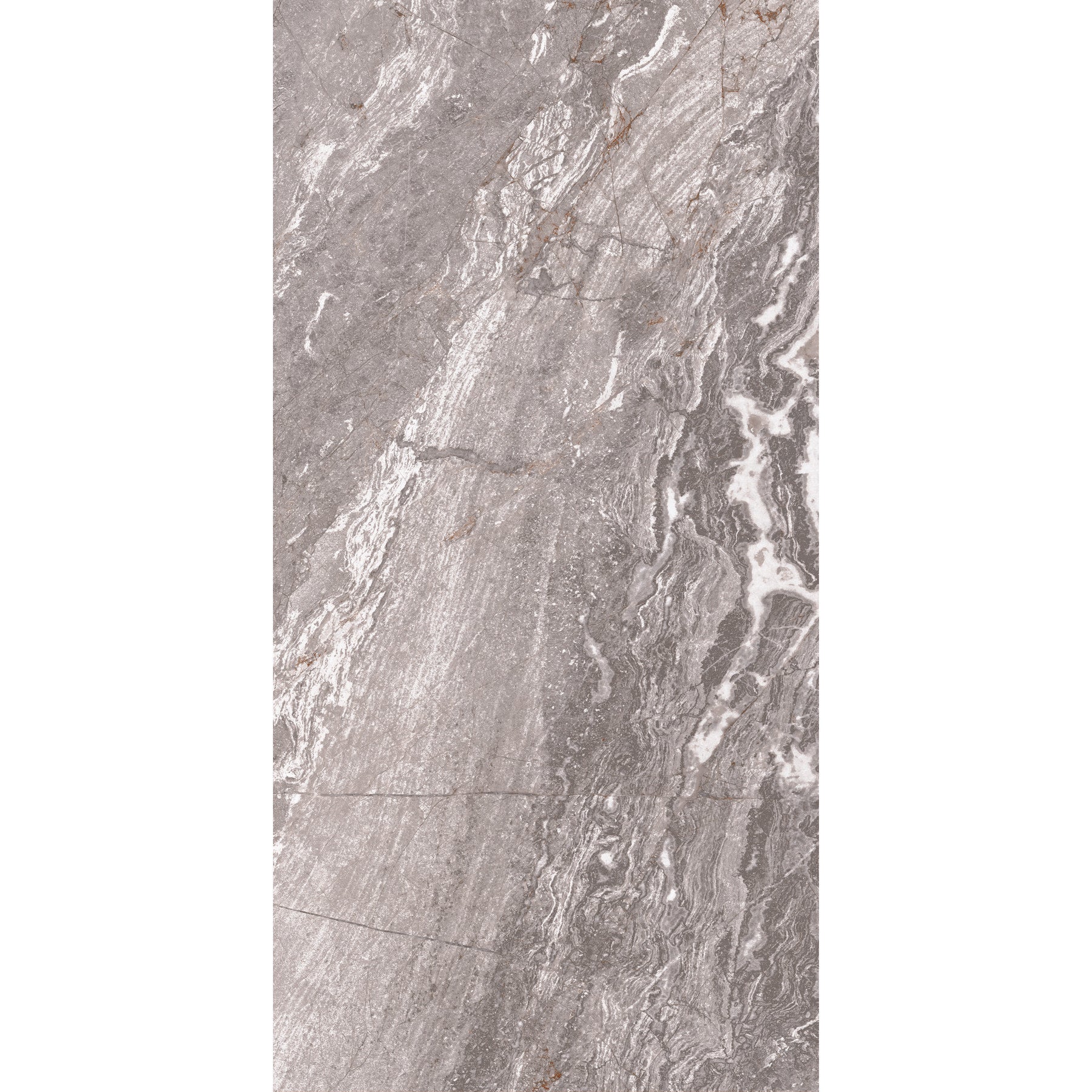 Daltile - Perpetuo - 12 in. x 24 in. Glazed Ceramic Wall Tile - Eternal Grey