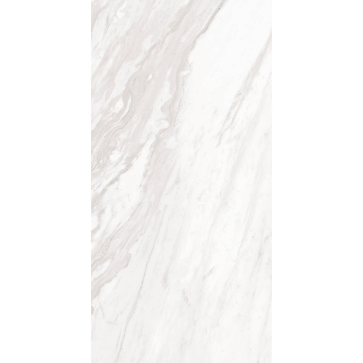 Daltile - Perpetuo - 12 in. x 24 in. Glazed Porcelain Floor Tile - Timeless White Matte