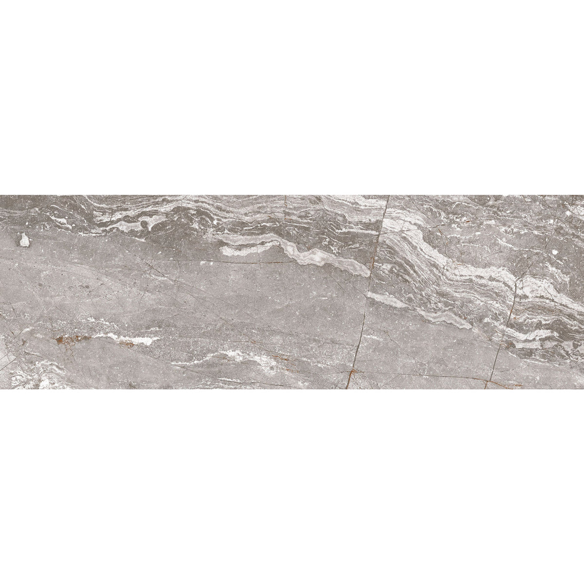 Daltile - Perpetuo - 4 in. x 12 in. Glazed Ceramic Wall Tile - Eternal Grey