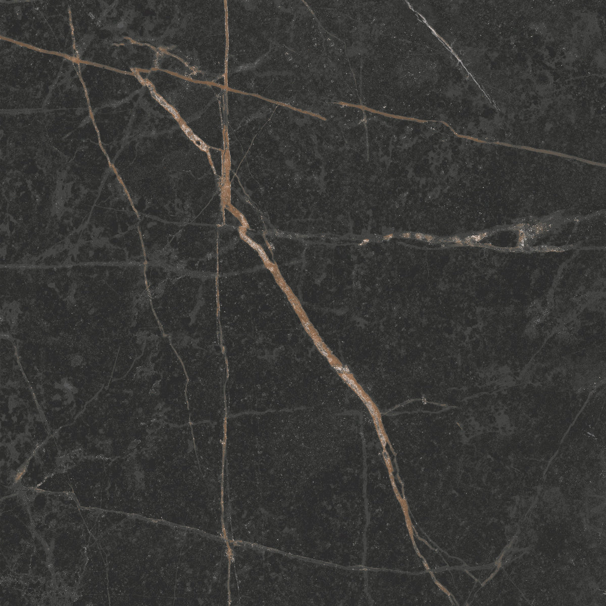 Daltile - Perpetuo - 24 in. x 24 in. Glazed Porcelain Floor Tile - Infinite Black Matte 3