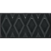 See Daltile RetroSpace 3 in. x 6 in. Diamond Accent Wall Tile - Jet Black