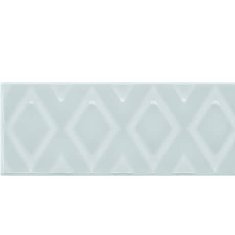 Daltile RetroSpace 3 in. x 6 in. Diamond Accent Wall Tile - Sky Blue