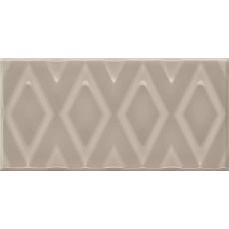 Daltile RetroSpace 3 in. x 6 in. Diamond Accent Wall Tile - Sycamore Tan