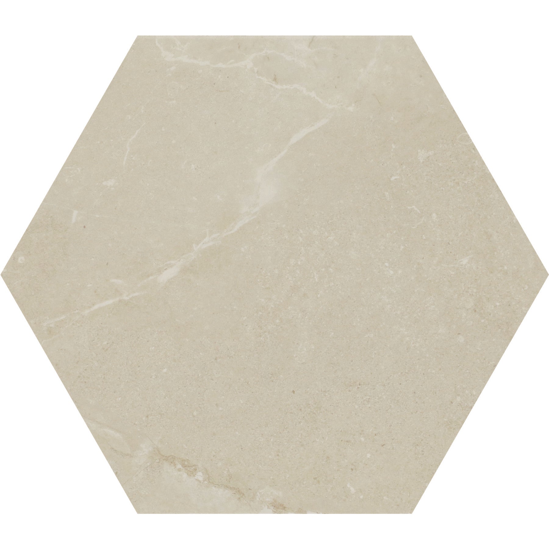 Daltile - Scripter 8 in. Hexagon Glazed Porcelain Floor Tile - Hero Matte