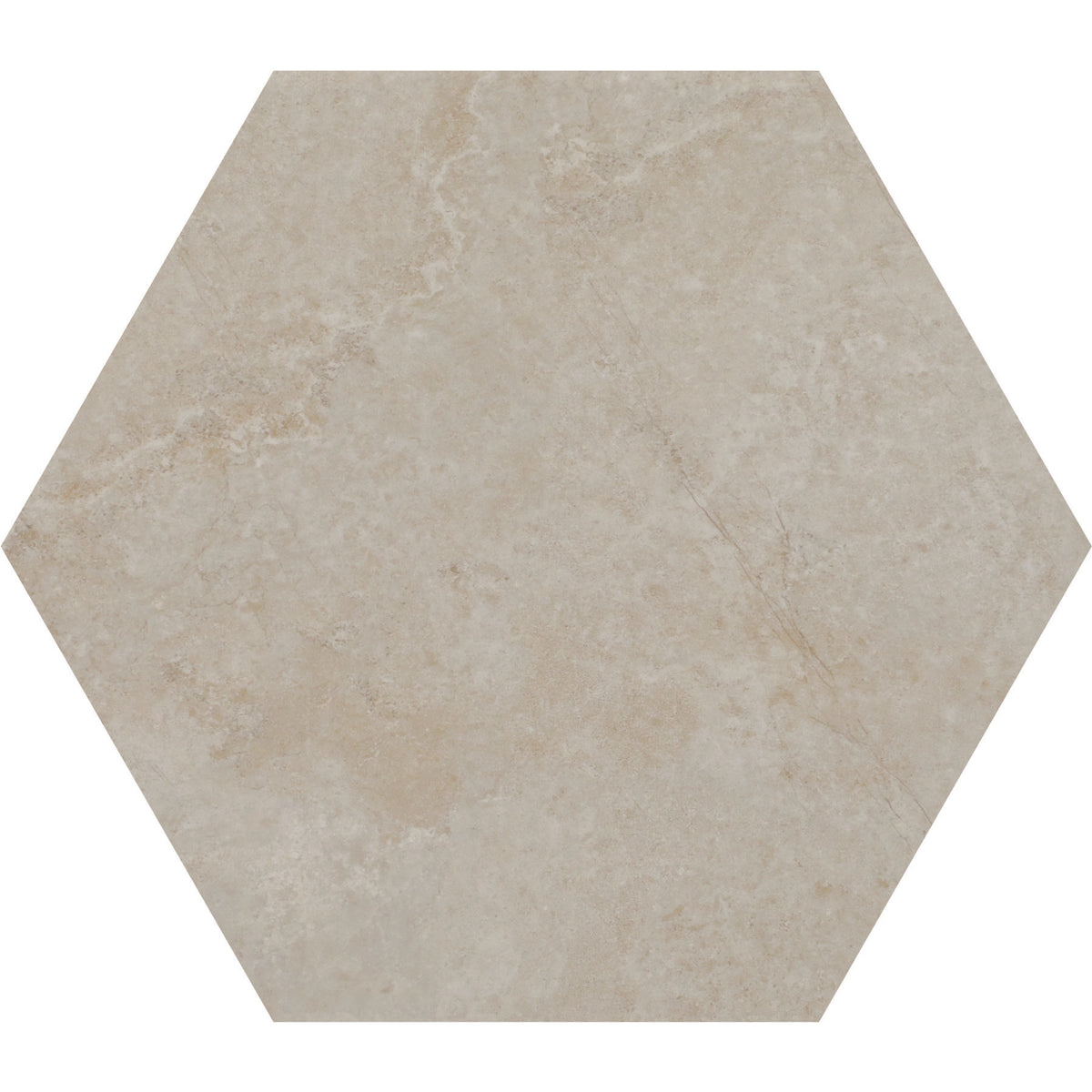 Daltile - Scripter 8 in. Hexagon Glazed Porcelain Floor Tile - Mentor Matte
