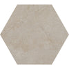 See Daltile - Scripter 8 in. Hexagon Glazed Porcelain Floor Tile - Mentor Matte