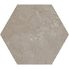 See Daltile - Scripter 8 in. Hexagon Glazed Porcelain Floor Tile - Rebel Matte