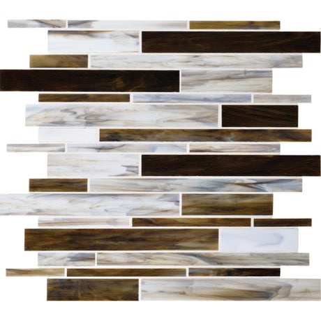 Daltile - Serenade Random Length Glass Mosaic - Broadway F185