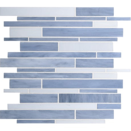 Daltile - Serenade Random Length Glass Mosaic - Techno F188