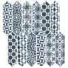 See Daltile - Stagecraft - 3 in. x 12 in. Picket Deco Wall Tile - Cameo Blue Mix SC71