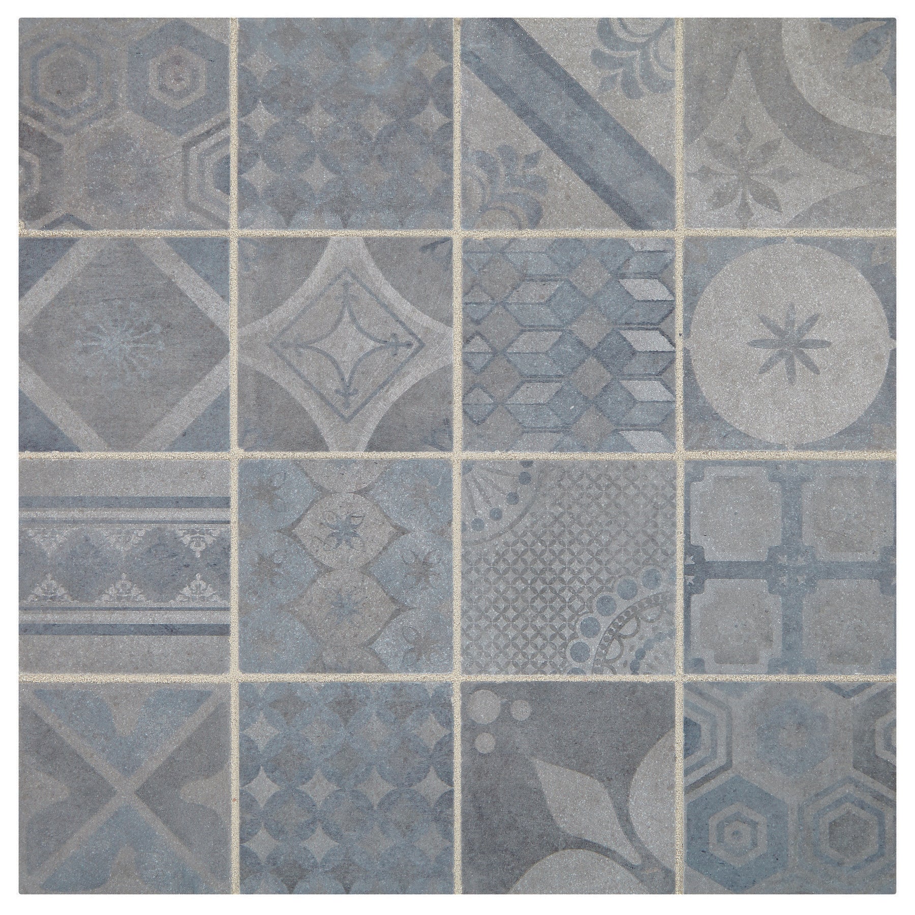 Daltile - Sublimity Encaustic Tile - Energy Sequence SB66